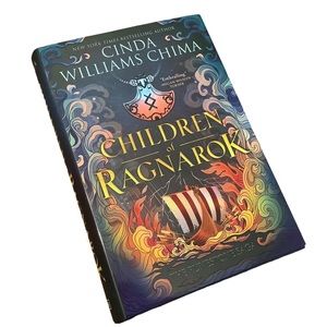 LitJoy Children of Ragnarok by Cinda Williams Chima Signed Sprayed Edges Unread
